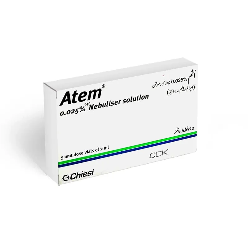 Atem Nebuliliser Solution Ampoule 0.025% 2ml